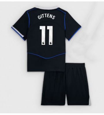 Chelsea Jamie Gittens #11 Tredje trøje Børn 2025-26 Kort ærmer (+ korte bukser)